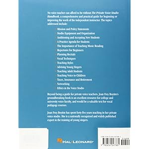 The Private Voice Studio Handbook: A Practical Guide to All Aspects of Teaching Revised Edition