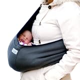 Micro Fleece Reversible Baby Sling Navy Charcoal -... by Karma Baby Carriers