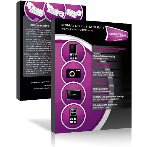 6 x KRIMATEC Screen Protector for Garmin nüvi 1690 nüLink! / 1690nüLink - display protection crystalclear