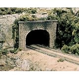 HO Double Tunnel Portal, Cut Stone