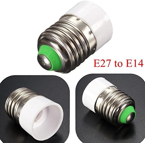 E27 to E14 Base Screw LED Lamp Bulb Holder Adapter Socket Converter