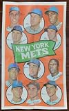 1969 Topps Posters (Baseball) Card# 24 mets Seaver Agee Boswell Charles Grote Harrelson of the New York Mets ExMt Condition