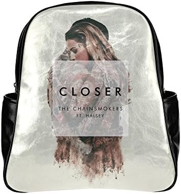 Seallm Unisex Halsey Closer DJ Chainsmokers Black Multi Pocket Backpack