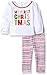 Mud Pie Baby Girl Holiday Two Piece Playwear Set, First Christmas, 3-6 Months