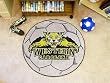 FANMATS 646 Western Carolina University Soccer Ball Rug FANMATS 646 Western Carolina University Soccer Ball Rug