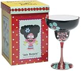 Santa Barbara MRG-7710A Alice Art Margarita Glass, Anita Margarita