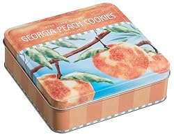 Byrd Cookie Company, Georgia Peach Cookies, 6-Ounce Tin (Pack of 3)