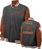 Texas Longhorns Grey Wool Varsity Jacket