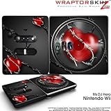 DJ Hero Skin Barbwire Heart Red fits Nintendo Wii DJ Heros (DJ HERO NOT INC ....