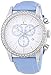 Festina Women's Trend F16590/2 Blue Leather Analog Quartz Watch with White Dial