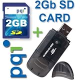 2Gb PQI Memory Card for CANON IXUS 65 Digital camera PLUS FREE USB 2.0 CARD READER/WRITER