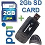 2Gb PQI Memory Card for NIKON COOLPIX L18 Digital camera PLUS FREE USB 2.0 CARD READER/WRITER