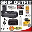 Canon BG-E3 Battery Grip + Spare NB-2LH Battery + Card Reader + Case + Tripod + Cameta Bonus Accessory Kit - for Canon Digital Rebel XT (350D), & Digital Rebel XTi (400D) SLR Cameras
