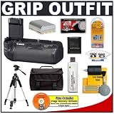 Canon BG-E3 Battery Grip + Spare NB-2LH Battery + Card Reader + Case + Tripod + Cameta Bonus Accessory Kit - for Canon Digital Rebel XT (350D), & Digital Rebel XTi (400D) SLR Cameras
