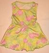 Infants 12-18-24 Months 2-piece Babydoll Swimwear Lime w/Fruits