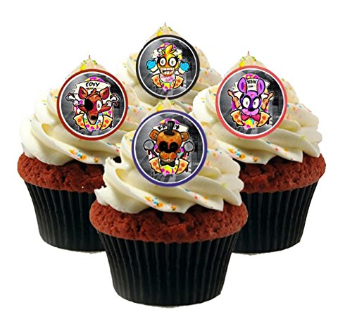 FNAF Cupcake Rings Five Nights at Freddy's - SET OF 12