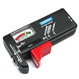 Universal AA AAA C D 9V Button Coin Battery Tester Checker