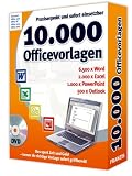 10.000 Office Vorlagen, DVD-ROM Praxiserprobt und sofort einsetzbar. 6.500 x Word, 2.000 x Excel, 1.000 x PowerPoint, 500 x Outlook. Fuer Windows 98SE/ME/XP/Vista u. Office 2000/XP/2003/2007