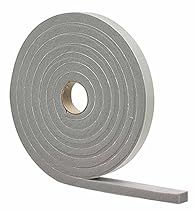 M-D Building Products 2733 High Density Foam Tape, 3/16-by-3/8-Inch-by-17 feet, Closed Cell, White
