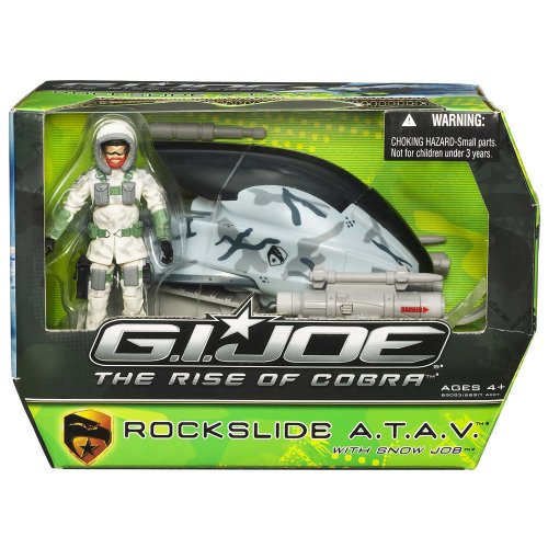G.I. Joe: The Rise of Cobra Vehicle and Figure - Rockslide A.T.A.V. with Snow Job
