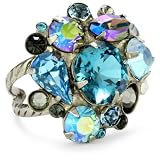 Sorrelli Salt Water Crystal Silver-Tone Adjust