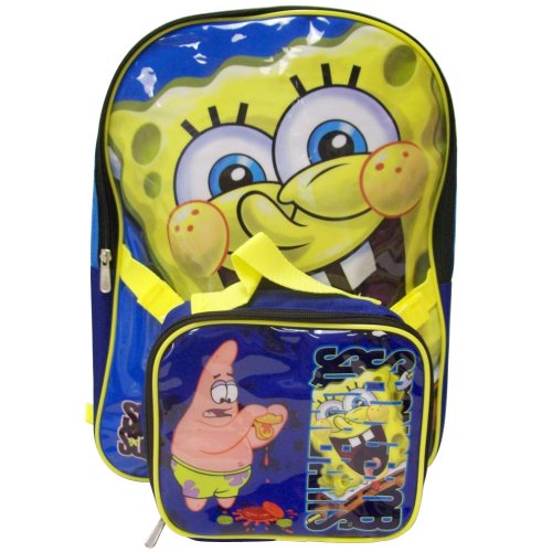 SpongeBob SquarePants Backpack with Lunch Bag - Blue