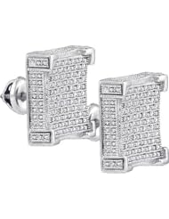 0.38CTW-DIA MICRO-PAVE EARRING
