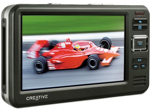 Creative HDDプレーヤー ZEN VISION W 60GB スリムモデル ZN-VW60GS-BK