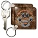 Labrador Retriever Dog Love Dog Breed in Gray and Brown - Set Of 2 Key Chains