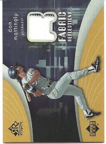Don Mattingly 2005 Reflections Fabric Jersey Card #FR-DM New York Yankees