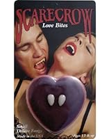Scarecrow "Love Bites" Deluxe Custom Fangs in Heart Box