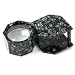 Eye Loup 10X Stylish Marbleized Black and White for Magnification