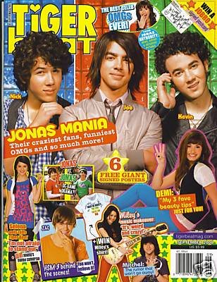 TIGER BEAT September 2008 JONAS BROTHERS Cover Magazine Back Issue