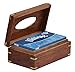 The StoreKing Unique Designer Wooden Holders for Large Tissue Boxes, Design1