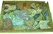 INDIAN EXOTICA GREEN BEADED SARI WALL HANGING TAPESTRY