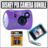 Disney Pix Tinker Bell Micro Digital Camera w/ Coby Digital Keychain Frame