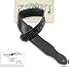 Walker & Williams G-46 Black On Black Padded Guitar Strap with Glovesoft Back