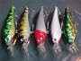 5 L5AS Custom Shad Lures - Plugs Crankbaits Bass Fishing Set