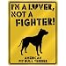 New  I Am A American Pit Bull Terrier Lover / Lovin'  Parking Sign Dog