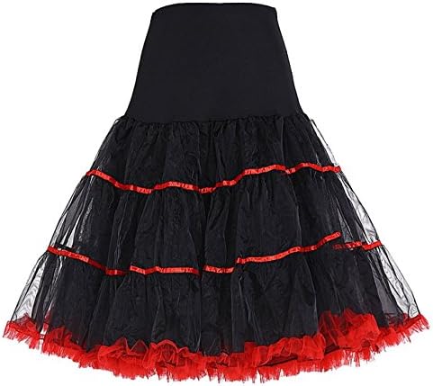 Kelly Casual Women's Vintage Rockabilly Net Petticoat Skirt Tutu 1950s Underskirt