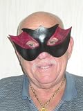 Leather Venetian Novella Mask