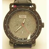 JoJIno Platinum Series Large IP Plated Real Diamond Watch by JoJino