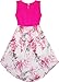 Sunny Fashion Girls Dress Hi-lo Maxi Cotton and Chiffon Pink