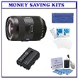 Sony SAL-1635Z 16-35mm f/2.8 ZA SSM Carl Zeiss Vario-Sonnar T* Autofocus Lens + Sony NP-FM500H Rechargeable Battery + Willoughby's Clean & Scratch Free Kit