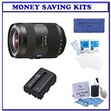Sony SAL-1635Z 16-35mm f/2.8 ZA SSM Carl Zeiss Vario-Sonnar T* Autofocus Lens + Sony NP-FM500H Rechargeable Battery + Willoughby's Clean & Scratch Free Kit
