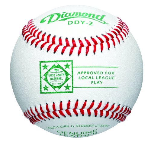 Diamond Dixie Youth Competition Grade Solid cork Baseball, Dozen