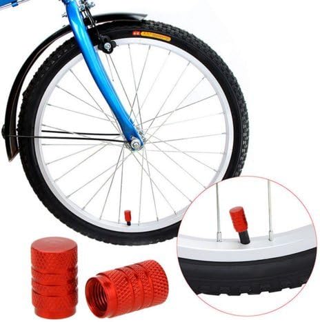 2pcs Road Bicycle Valve Cap Aluminium Alloy MTB Motor Bike Valve Cap Tyre Wheel Rims Stem Air Valve Dust Cap
