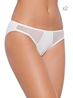 Selene Pack x 2 Braguitas Mickey (Marfil)