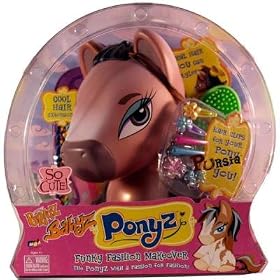 Bratz Babyz Ponyz Pursia Funky Fashion Makeover Stylin Head Approx 12 Inches Tall