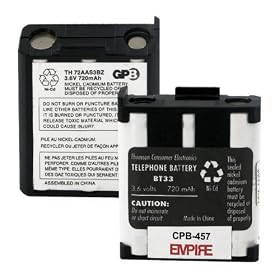 Southwestern Bell S60521 Cordless Phone Battery 3.6 Volt, Ni-CD 720mAh - Replacement For GE BT-33 by 